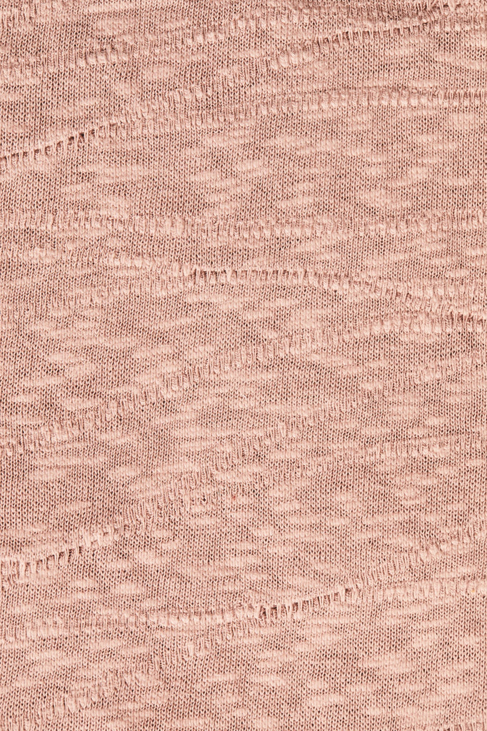 Organic Cotton Pointelle in Rose | Frankie Rose Fabrics
