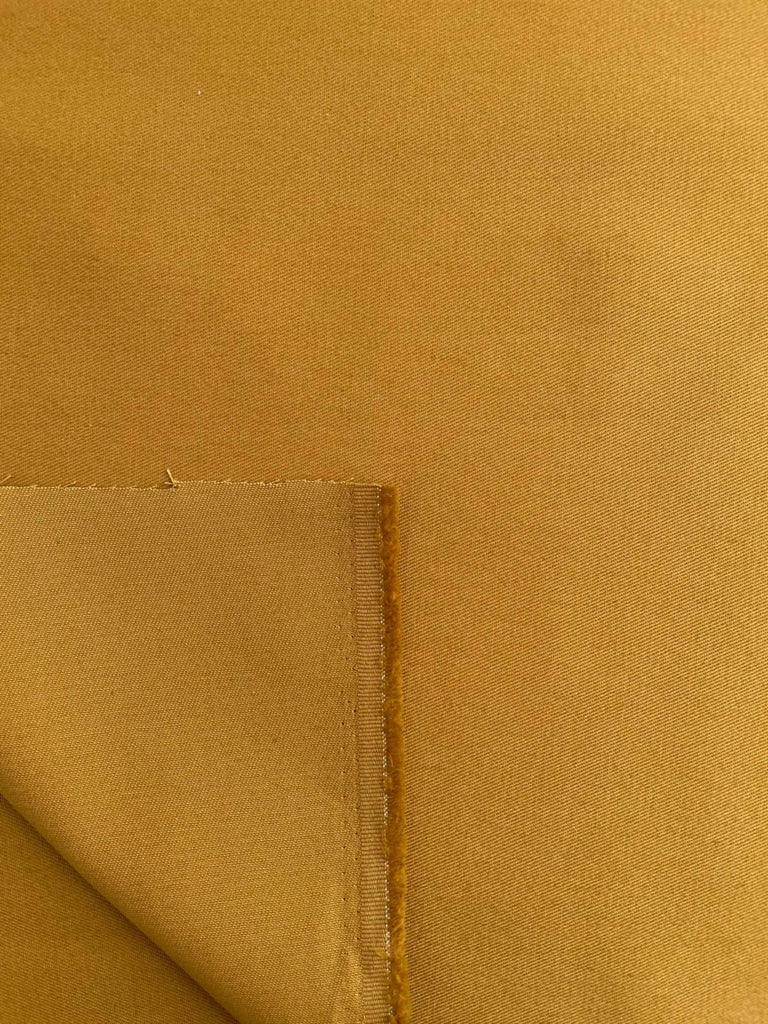Organic Cotton Twill Fabric in Mustard by Mind the Maker