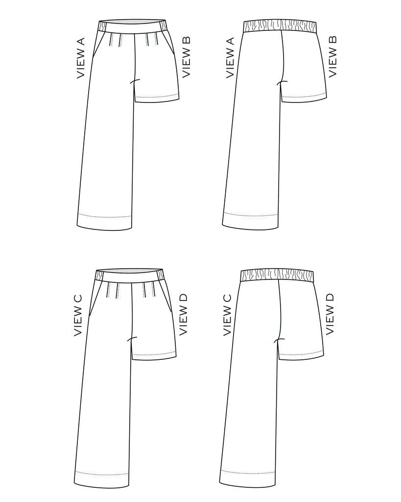 Emerson Pant & Short Sewing Pattern | Frankie Rose Fabrics