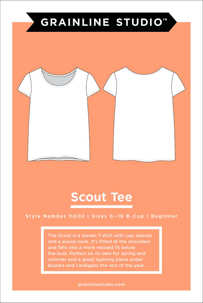 Scout Tee Sewing Pattern | Frankie Rose Fabrics