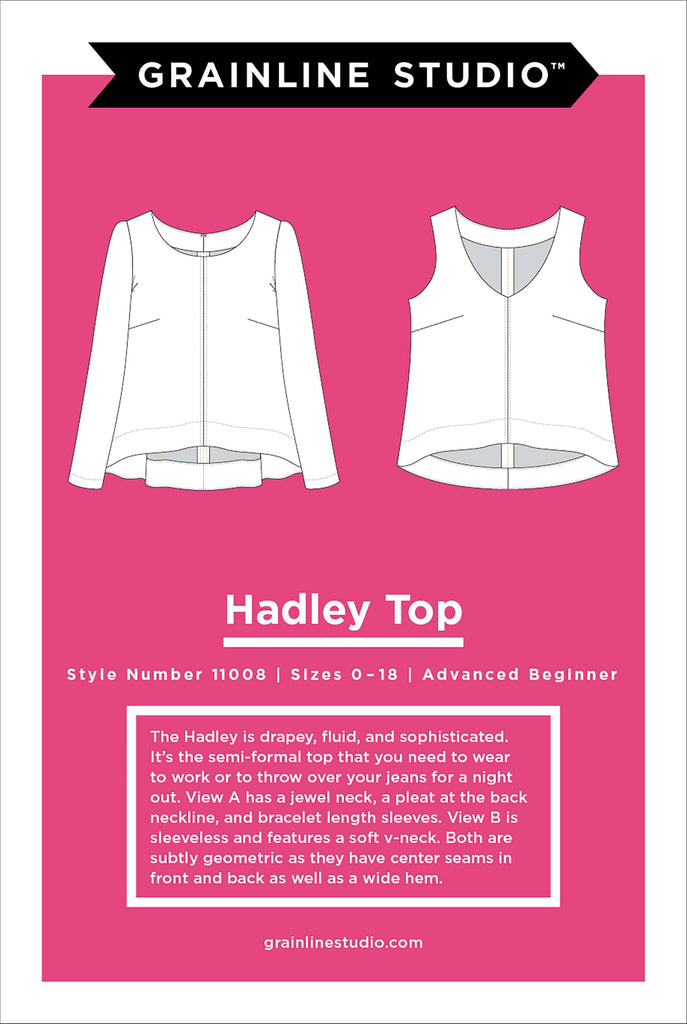 Hadley Blouse Sewing Pattern | Frankie Rose Fabrics