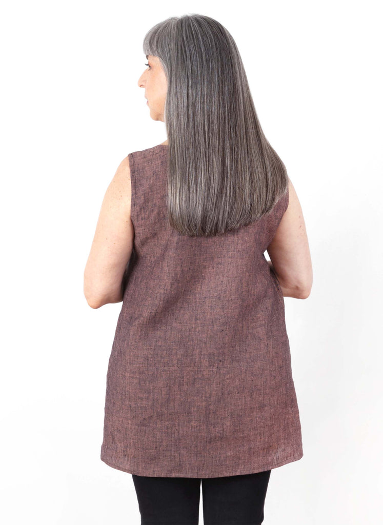 Uniform Tunic Blouse Sewing Pattern | Frankie Rose Fabrics