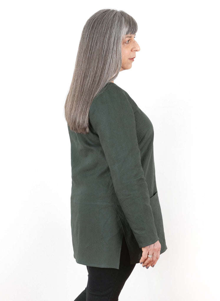 Uniform Tunic Blouse Sewing Pattern | Frankie Rose Fabrics