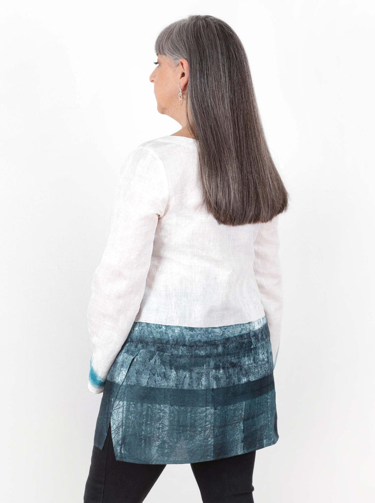 Uniform Tunic Blouse Sewing Pattern | Frankie Rose Fabrics