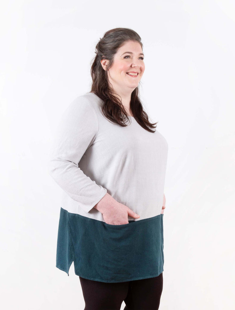 Uniform Tunic Blouse Plus Size Pattern–Frankie Rose Fabrics