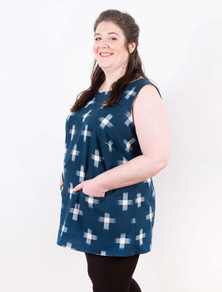Uniform Tunic Blouse Plus Size Pattern–Frankie Rose Fabrics