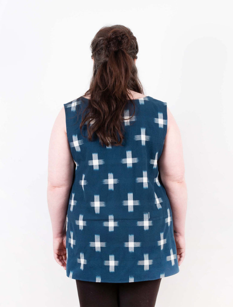 Uniform Tunic Blouse Plus Size Pattern–Frankie Rose Fabrics