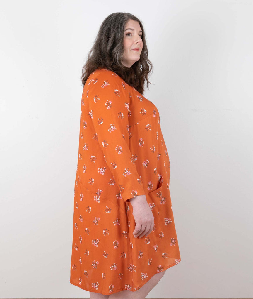 Farrow Dress Plus Size Sewing Pattern | Frankie Rose Fabrics