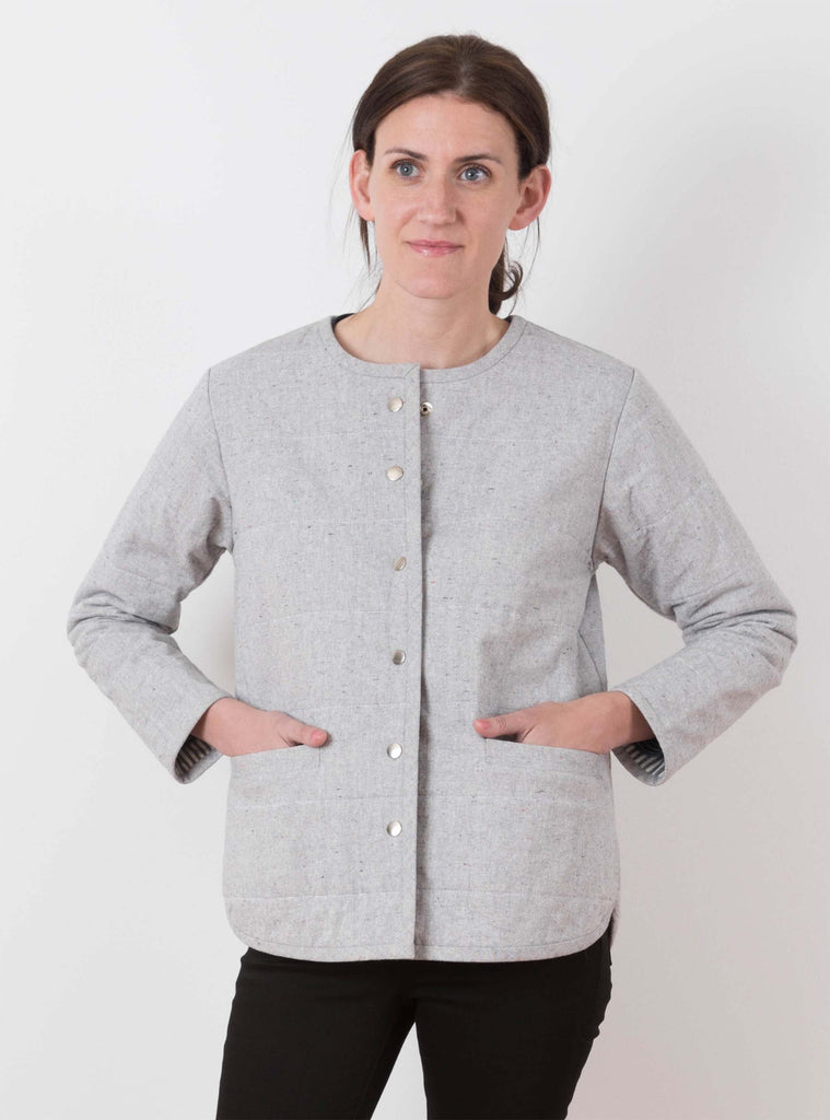 Tamarack Quilted Jacket Sewing Pattern–Frankie Rose Fabrics