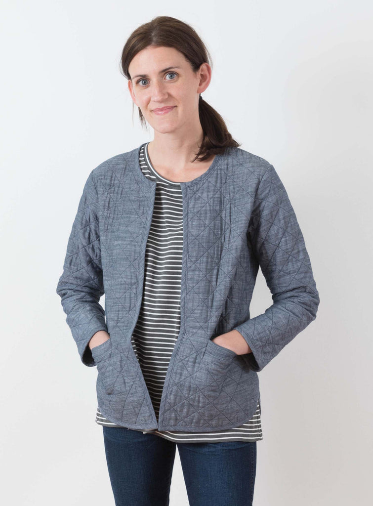 Tamarack Quilted Jacket Sewing Pattern–Frankie Rose Fabrics