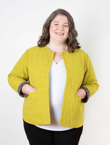 Tamarack Quilted Jacket Plus Size Sewing Pattern