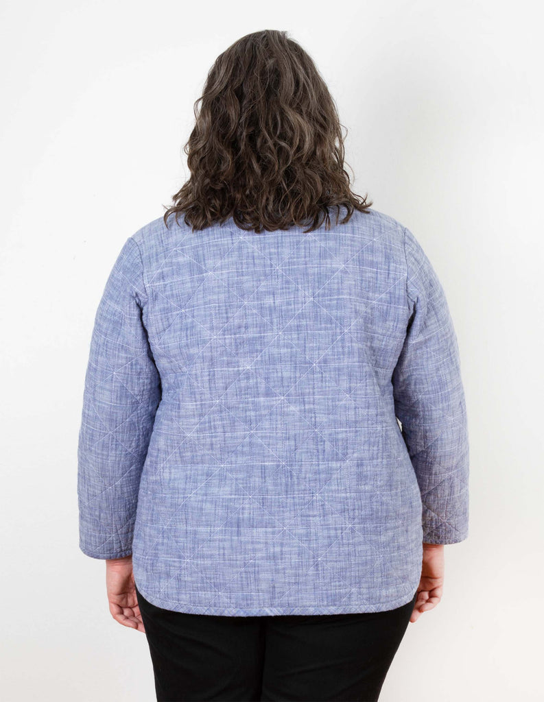 Tamarack Quilted Jacket Plus Size Sewing Pattern
