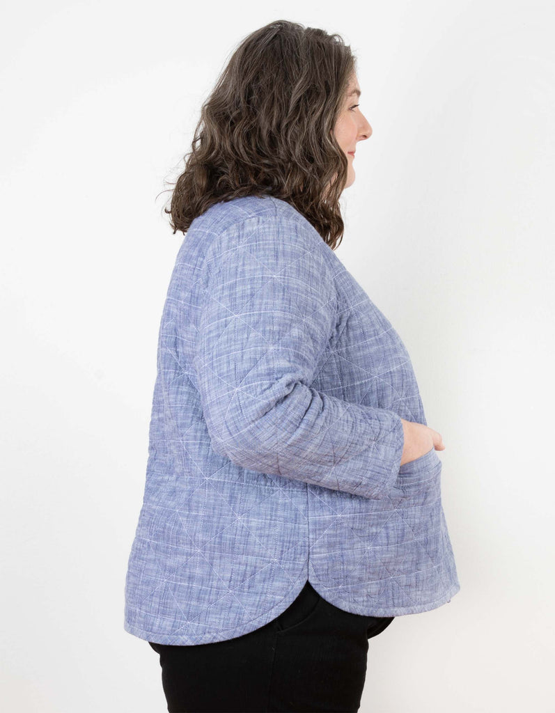 Tamarack Quilted Jacket Plus Size Sewing Pattern