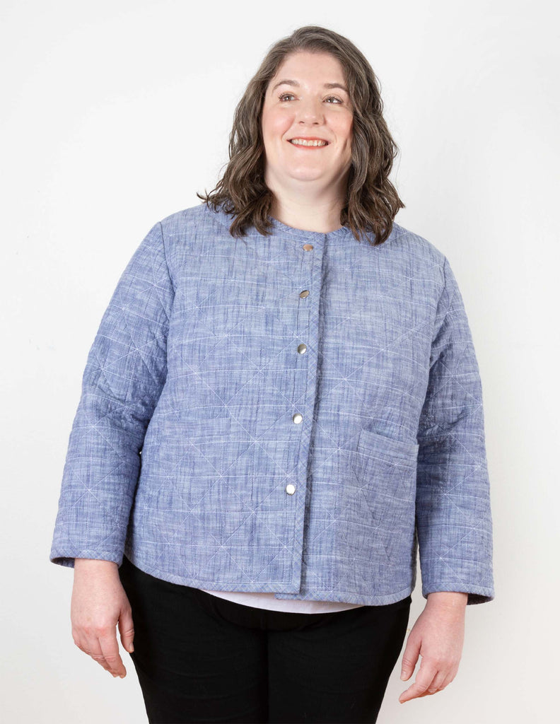 Tamarack Quilted Jacket Plus Size Sewing Pattern
