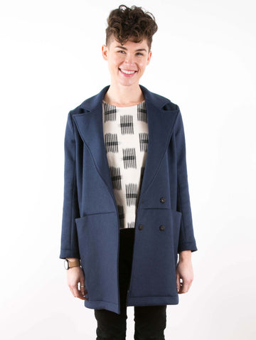 Yates Coat Sewing Pattern | Frankie Rose Fabrics