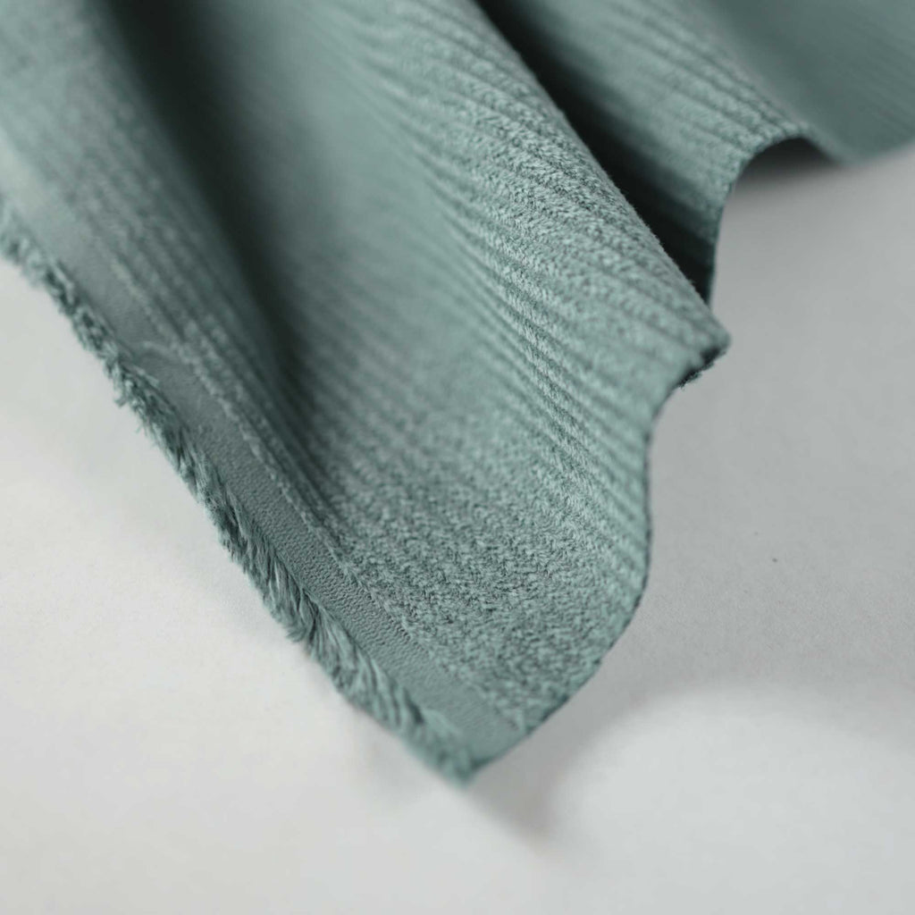 Wide Wale Stretch Corduroy in Light Teal-Fabric-Frankie Rose Fabrics
