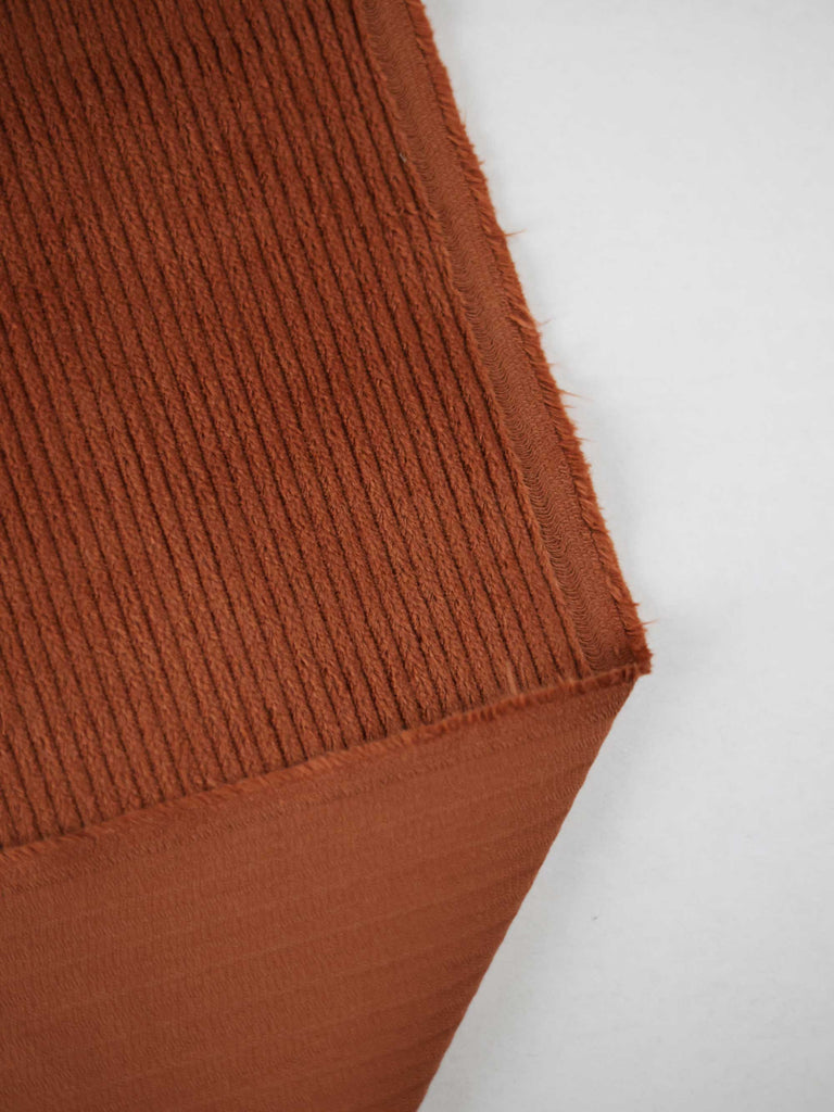 Wide Wale Stretch Corduroy in Cinnamon-Fabric-Frankie Rose Fabrics