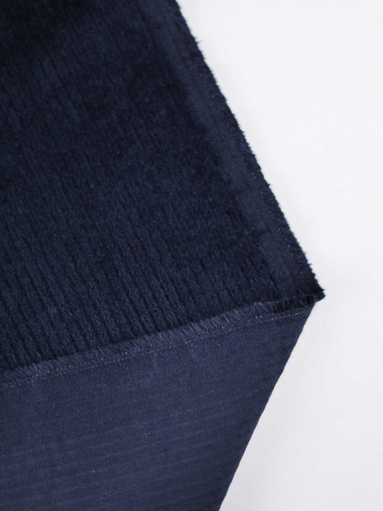 Wide Wale Stretch Corduroy in Midnight Blue-Fabric-Frankie Rose Fabrics