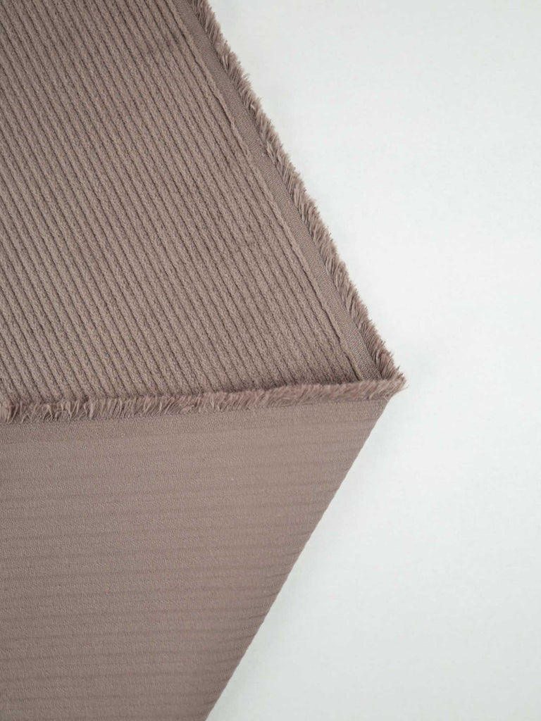 Wide Wale Stretch Corduroy in Taupe-Fabric-Frankie Rose Fabrics