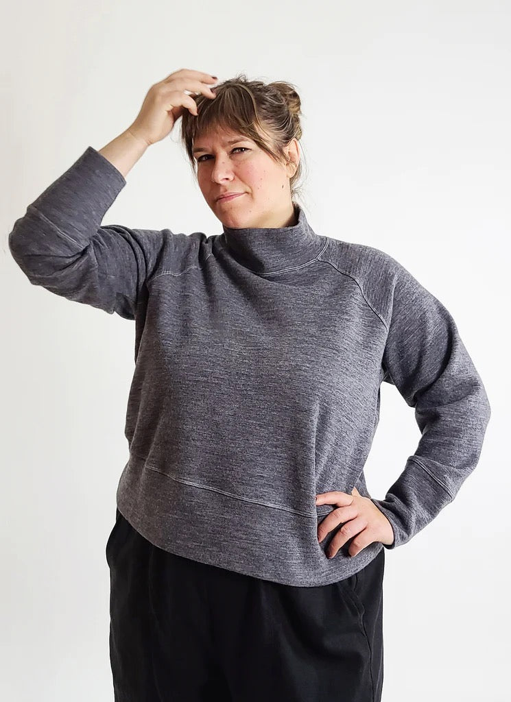Toaster Sweatshirt Plus Size Pattern | Frankie Rose Fabrics