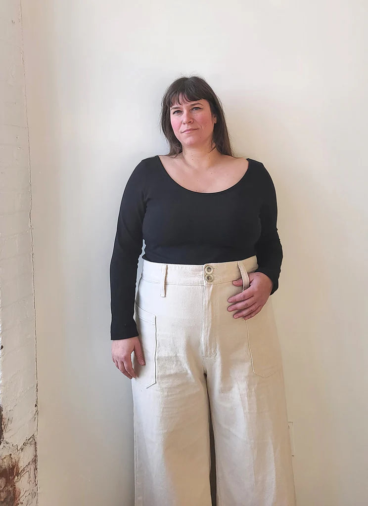 Skyline Bodycon Tee | Plus Sizes 16-34-Sewing Pattern-Frankie Rose Fabrics