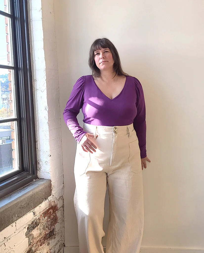 Skyline Bodycon Tee | Plus Sizes 16-34-Sewing Pattern-Frankie Rose Fabrics