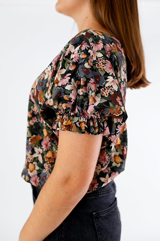 Aria Peasant Blouse Sewing Pattern-Sewing Pattern-Frankie Rose Fabrics