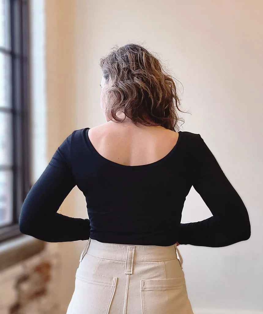 Skyline Bodycon Tee | Size 00-20-Sewing Pattern-Frankie Rose Fabrics