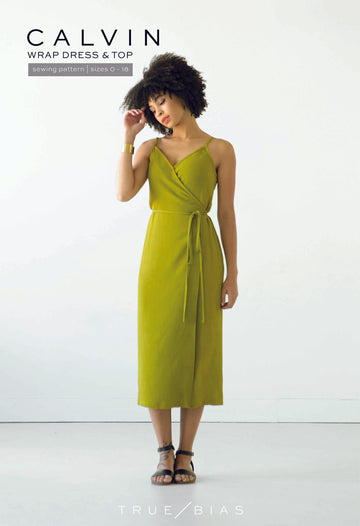 Calvin Wrap Dress Sewing Pattern | Frankie Rose Fabrics
