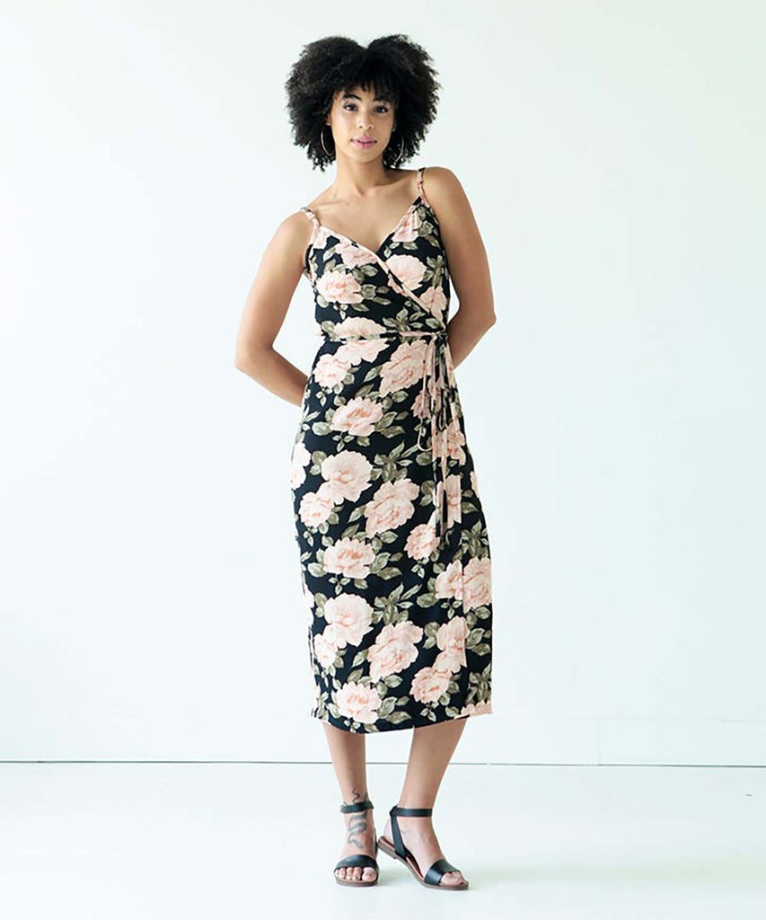 Calvin Wrap Dress Sewing Pattern | Frankie Rose Fabrics