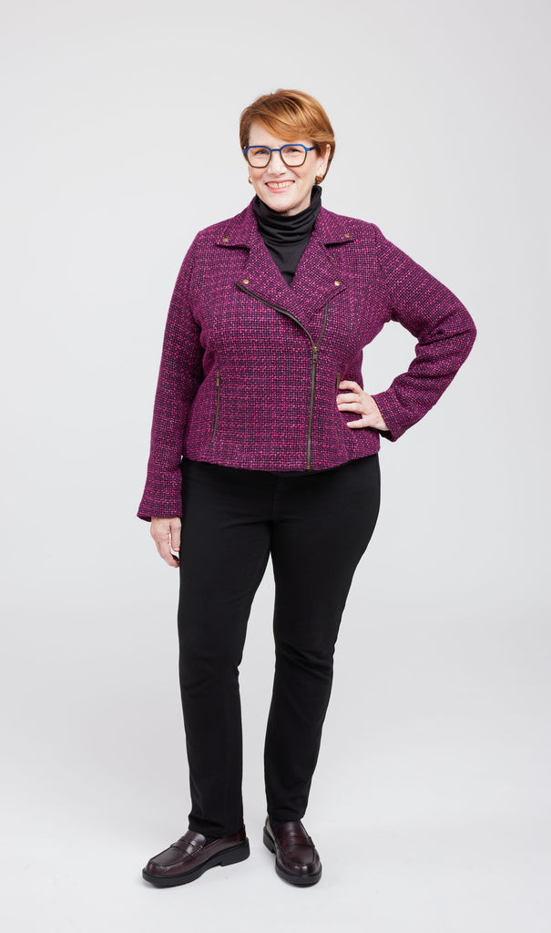 Canton Moto Jacket Sewing Pattern by Cashmerette, Size 0-16-Sewing Pattern-Frankie Rose Fabrics