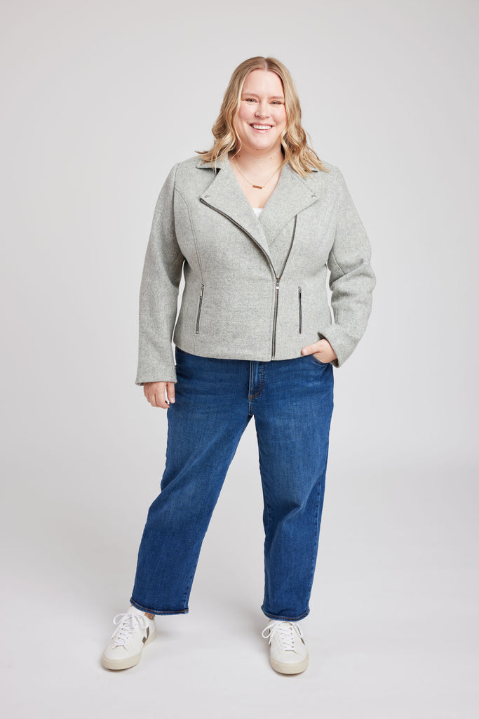 Canton Moto Jacket Sewing Pattern by Cashmerette, Plus Size 12-32-Sewing Pattern-Frankie Rose Fabrics