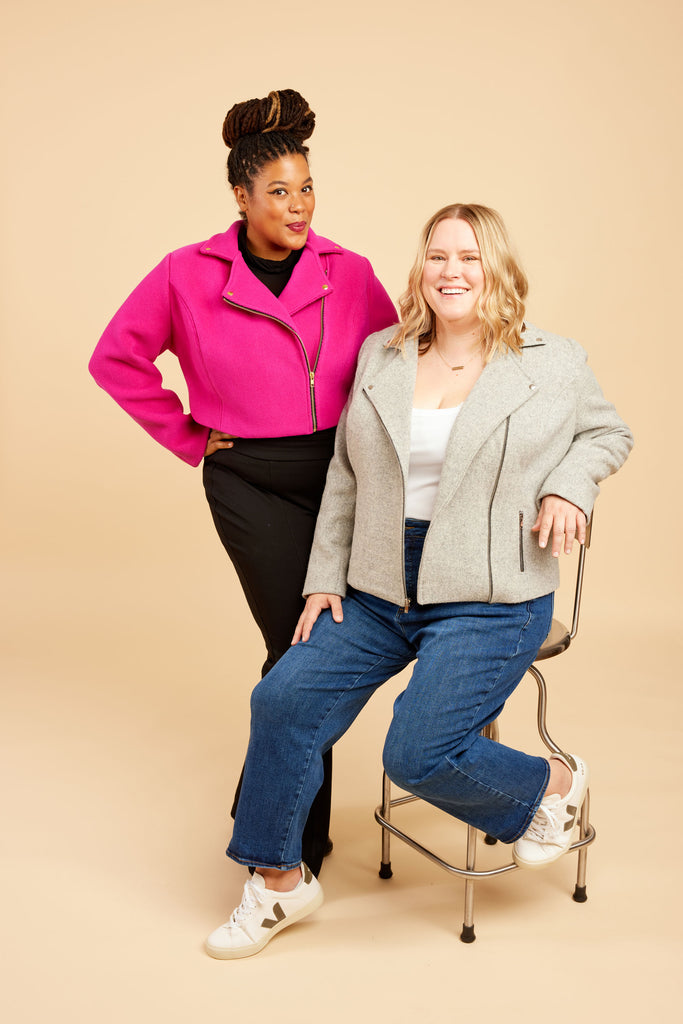 Canton Moto Jacket Sewing Pattern by Cashmerette, Plus Size 12-32-Sewing Pattern-Frankie Rose Fabrics