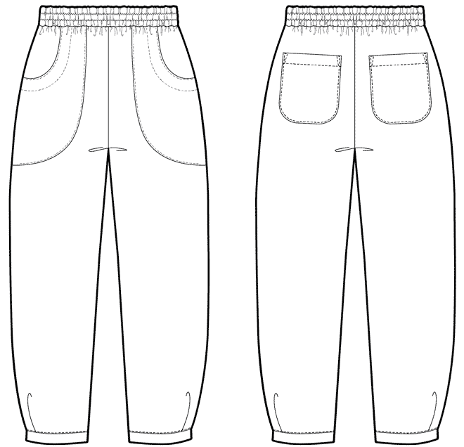 Chanterelle 3-in-1 Pants & Shorts Sewing Pattern, Sizes 0-24-Sewing Pattern-Frankie Rose Fabrics