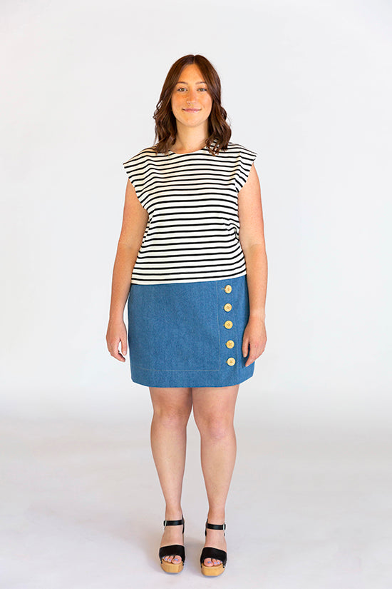 Evelyn Skirt Sewing Pattern-Sewing Pattern-Frankie Rose Fabrics
