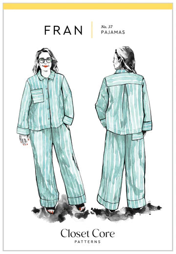 Carolyn Pajamas Sewing Pattern | Frankie Rose Fabrics