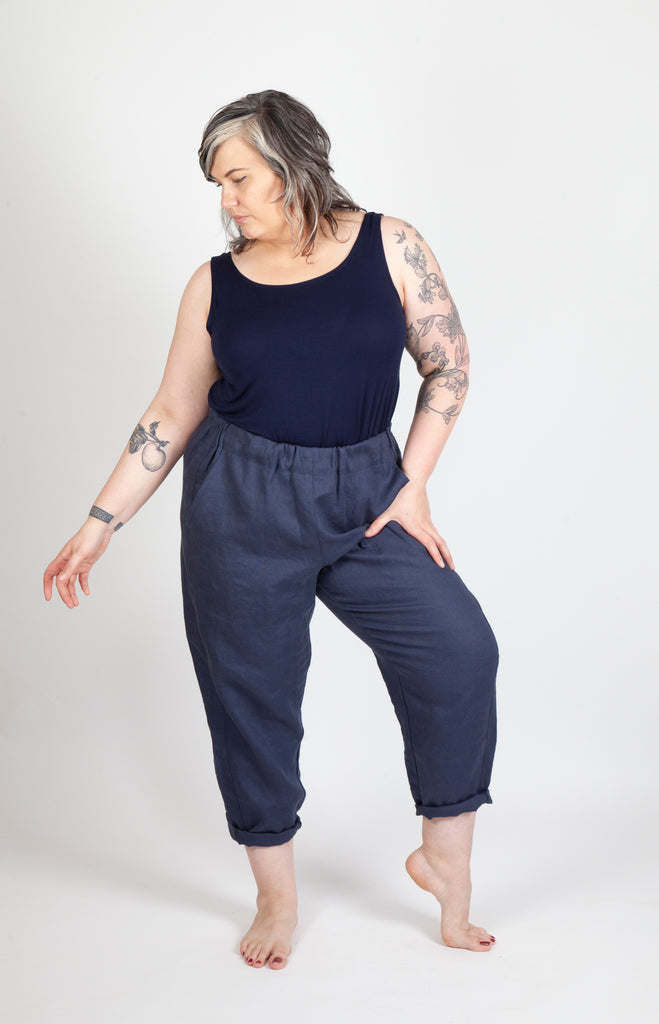 Free Range Pants Plus Size Pattern | Frankie Rose Fabrics