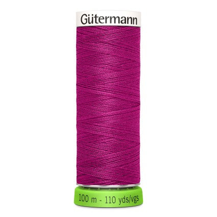 Recycled Polyester Thread by Gutermann in #877 Fuchsia-Thread-Frankie Rose Fabrics