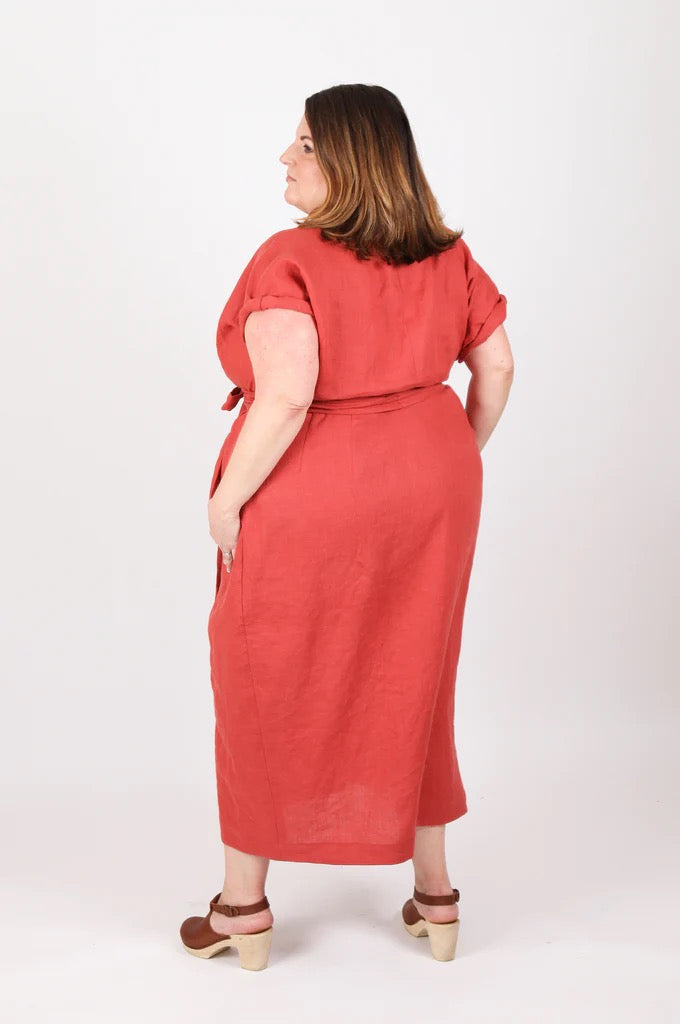 Wildwood Wrap Dress Plus Size Pattern | Frankie Rose Fabrics