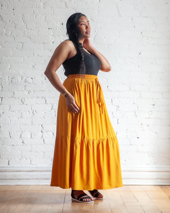 Mave Skirt Plus Size Sewing Pattern | Frankie Rose Fabrics