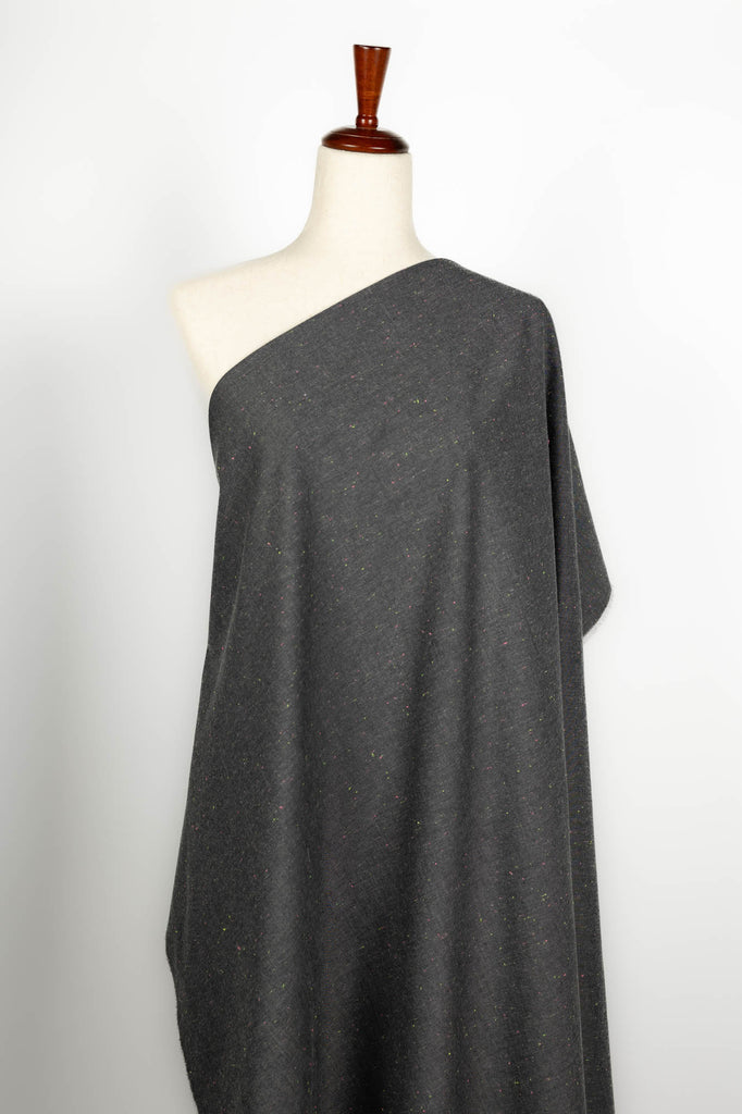 Neon Neppy Chambray in Charcoal for Clothing | Frankie Rose Fabrics