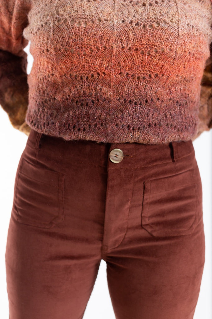 Isle Flare & Wide Leg Jeans Sewing Pattern-Sewing Pattern-Frankie Rose Fabrics