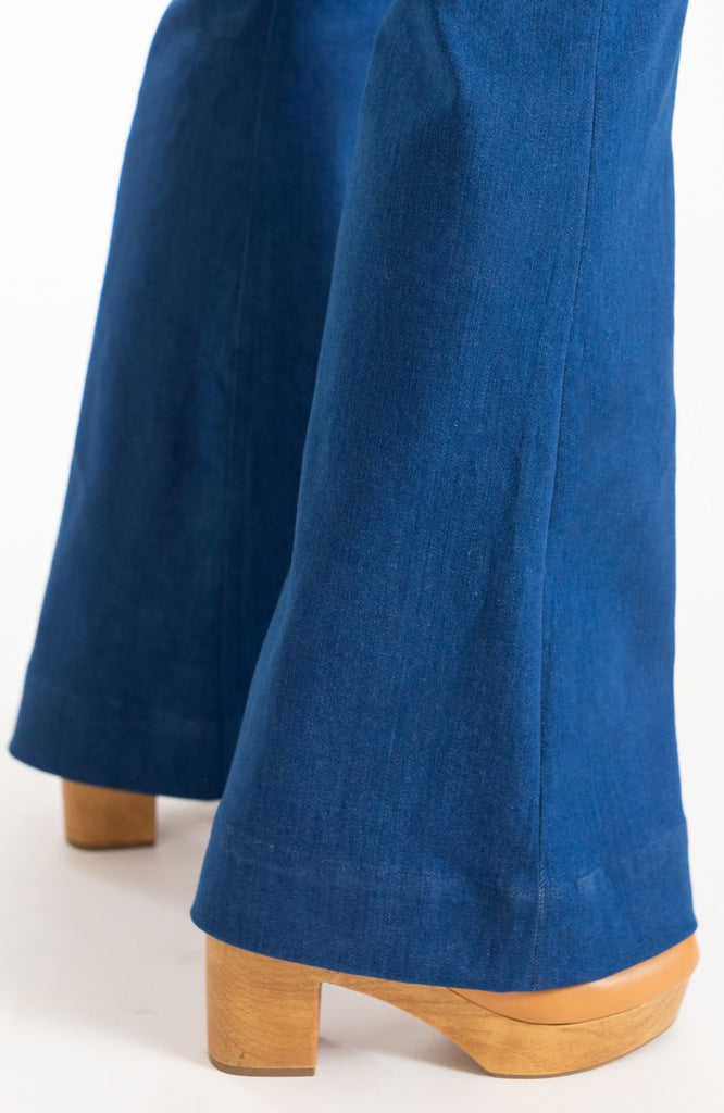 Isle Flare & Wide Leg Jeans Sewing Pattern-Sewing Pattern-Frankie Rose Fabrics