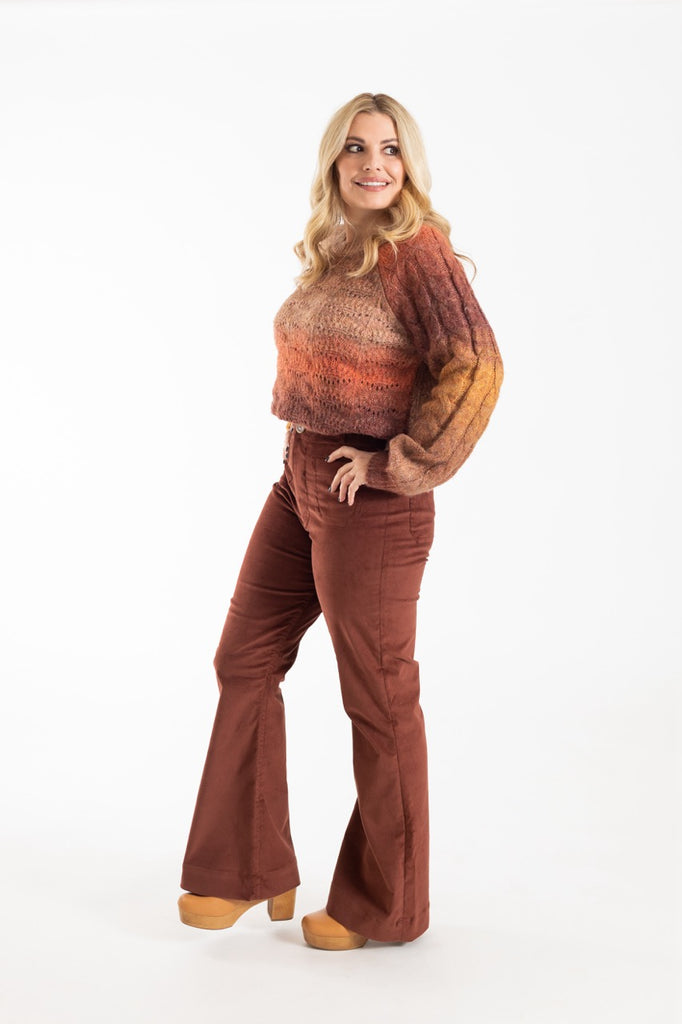 Isle Flare & Wide Leg Jeans Sewing Pattern-Sewing Pattern-Frankie Rose Fabrics