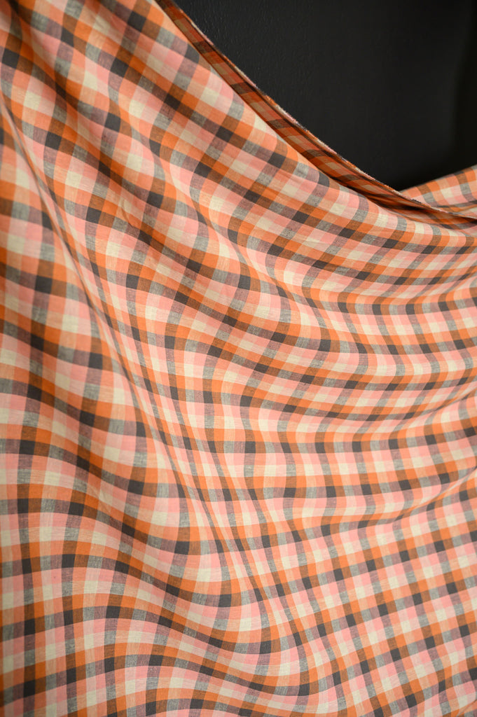 Jackson Linen Cotton Check Fabric from Merchant & Mills