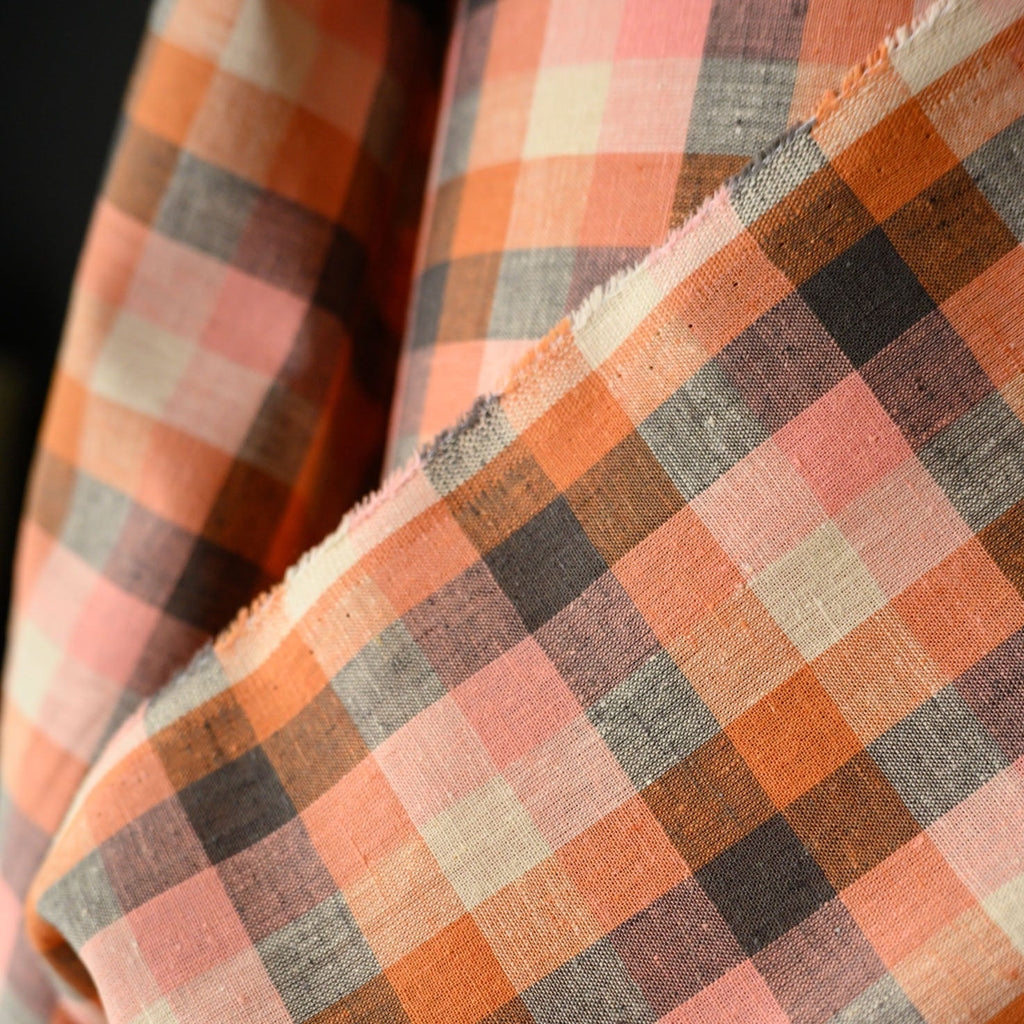 Jackson Linen Cotton Check Fabric from Merchant & Mills