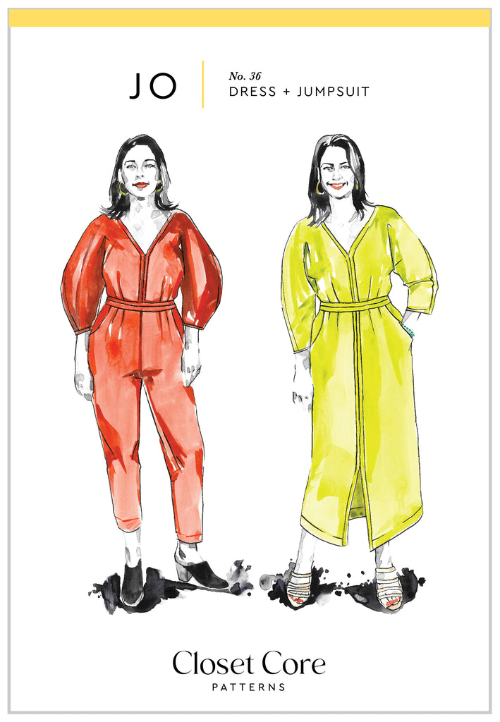Jo Dress & Jumpsuit Sewing Pattern | Frankie Rose Fabrics