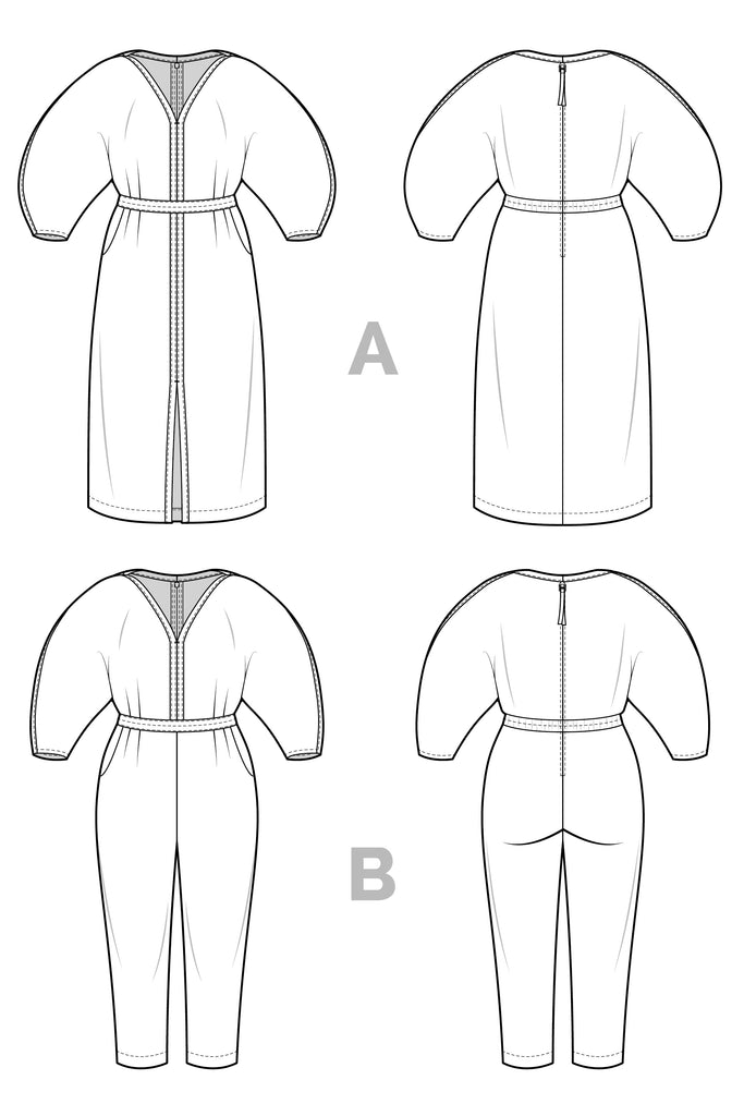 Jo Dress & Jumpsuit Sewing Pattern | Frankie Rose Fabrics