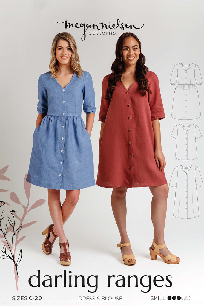 Darling Ranges Dress & Blouse Pattern | Frankie Rose Fabrics