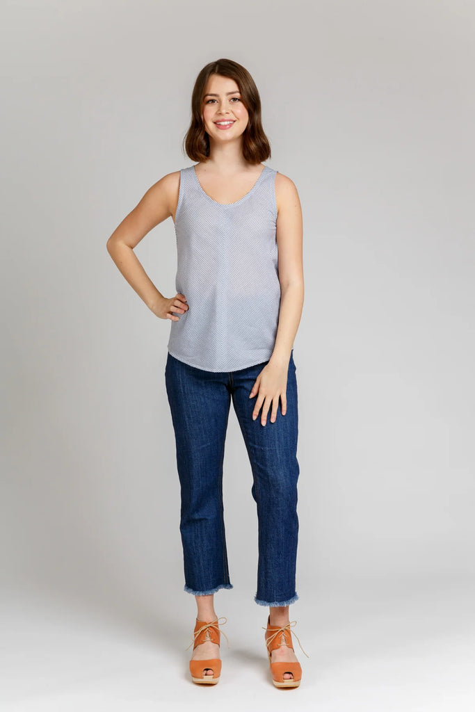 Eucalypt Tank Top and Dress Sewing Pattern by Megan Nielsen Patterns, Sizes 0-20-Sewing Pattern-Frankie Rose Fabrics